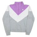 FILA Womens Sweatshirt Grey 1/4 Zip S