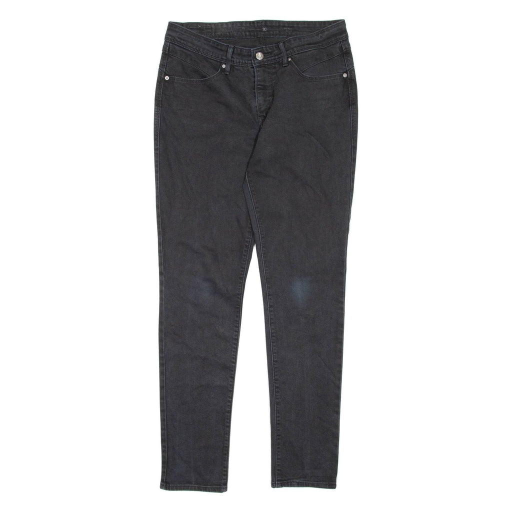 LEVI'S Mid Rise Womens Jeans Black Regular Skinny W30 L31