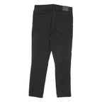 LEVI'S Womens Black Regular Fit Skinny Denim Jeans W30 L25 Cotton Blend Zip