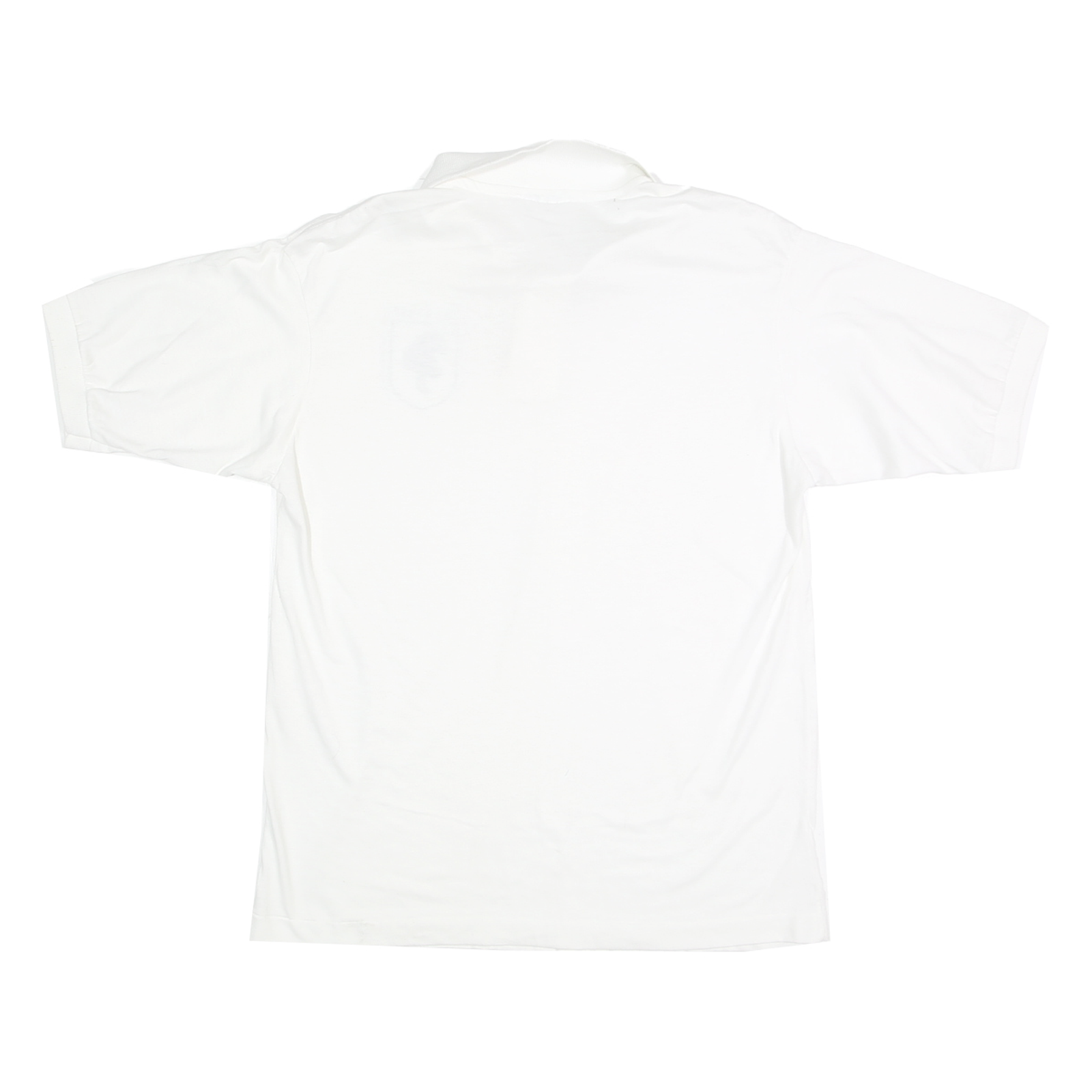 HANES Mens White Short Sleeve USA Judging Tour 1993 Polo Shirt L Cotton Blend