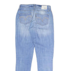 LEVI'S Womens Slim Blue Denim Light W25 L27 Jeans Zip Cotton Blend Casual