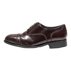 FLORSHEIM Brogue Shoes Maroon Leather Mens UK 8.5
