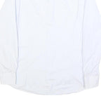 TOMMY HILFIGER Mens White Shirt L Classic Cotton Long Sleeve Formal Button