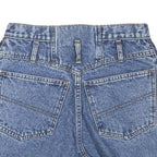 Womens Denim Blue Shorts Casual M W26 Double Button Closure Summer Style