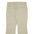 DICKIES Womens Trousers Beige Slim Bootcut W38 L28