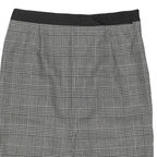 COAST Womens Black & White Wool Pencil Knee Length Woven Skirt UK 16 Classic