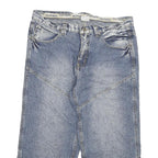 SOUTHERN Mens Denim Blue Casual Shorts 2XL W34 Cotton Blend Relaxed Fit