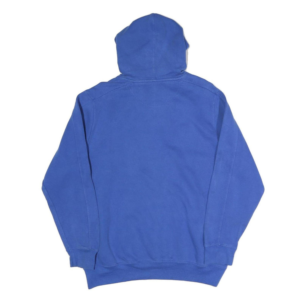 REEBOK Mens Blue Hoodie S Cotton Blend Pullover Hooded Sweatshirt
