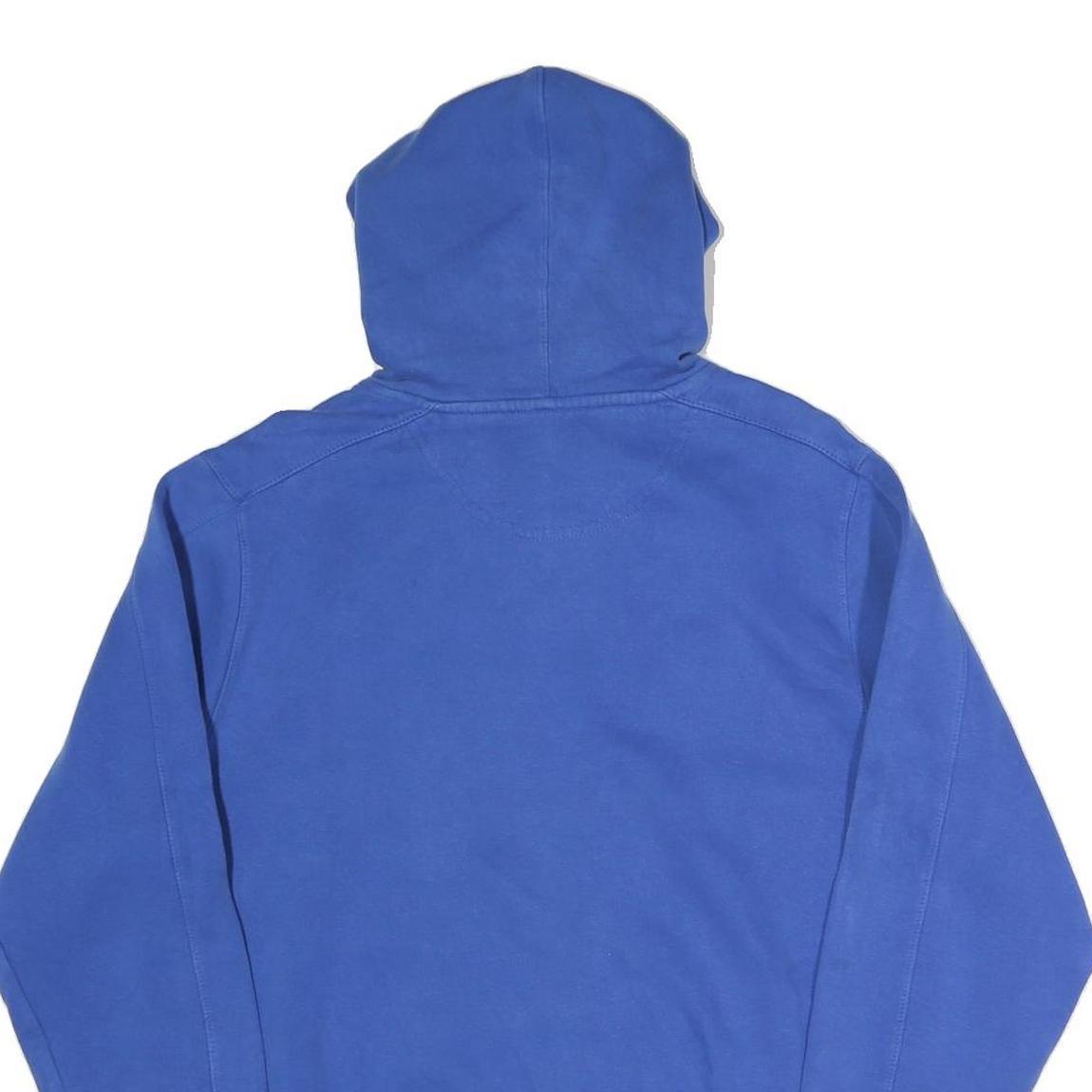 REEBOK Mens Blue Hoodie S Cotton Blend Pullover Hooded Sweatshirt