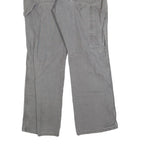 DICKIES Mens Cotton Blend Grey Regular Fit Straight Trousers W30 L29 Workwear