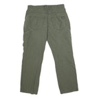 DICKIES Mens Cotton Blend Green Regular Straight Trousers W32 L27 Casual