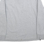 CALVIN KLEIN Mens Grey & Black & White Quarter Zip S Sweatshirt Cotton Pullover