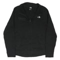 THE NORTH FACE Womens Black Zip Fleece L Jacket Polyester Blend Casual Outdoor
