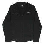 THE NORTH FACE Womens Black Zip Fleece L Jacket Polyester Blend Casual Outdoor