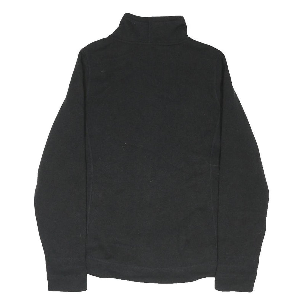 THE NORTH FACE Womens Black Zip Fleece L Jacket Polyester Blend Casual Outdoor