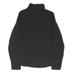 THE NORTH FACE Womens Black Zip Fleece L Jacket Polyester Blend Casual Outdoor