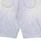 WRANGLER Mens Shorts Blue Denim Casual 2XL W36 Cotton Blend Relaxed Fit