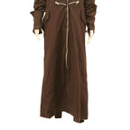 ZOELIBAT Womens Brown Cotton Blend Zip Jacket M Long Sleeve Military Style