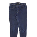 LEVI'S 710 Womens Jeans Blue Slim Skinny Denim W29 L30 Classic Zip Fastening