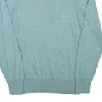 LEVI'S Mens Blue Plain Cotton Blend Regular Fit Crew Neck Jumper S Casual