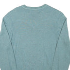 LEVI'S Mens Blue Plain Cotton Blend Regular Fit Crew Neck Jumper S Casual