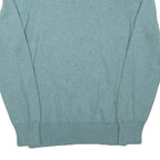 LEVI'S Mens Blue Plain Cotton Blend Regular Fit Crew Neck Jumper S Casual