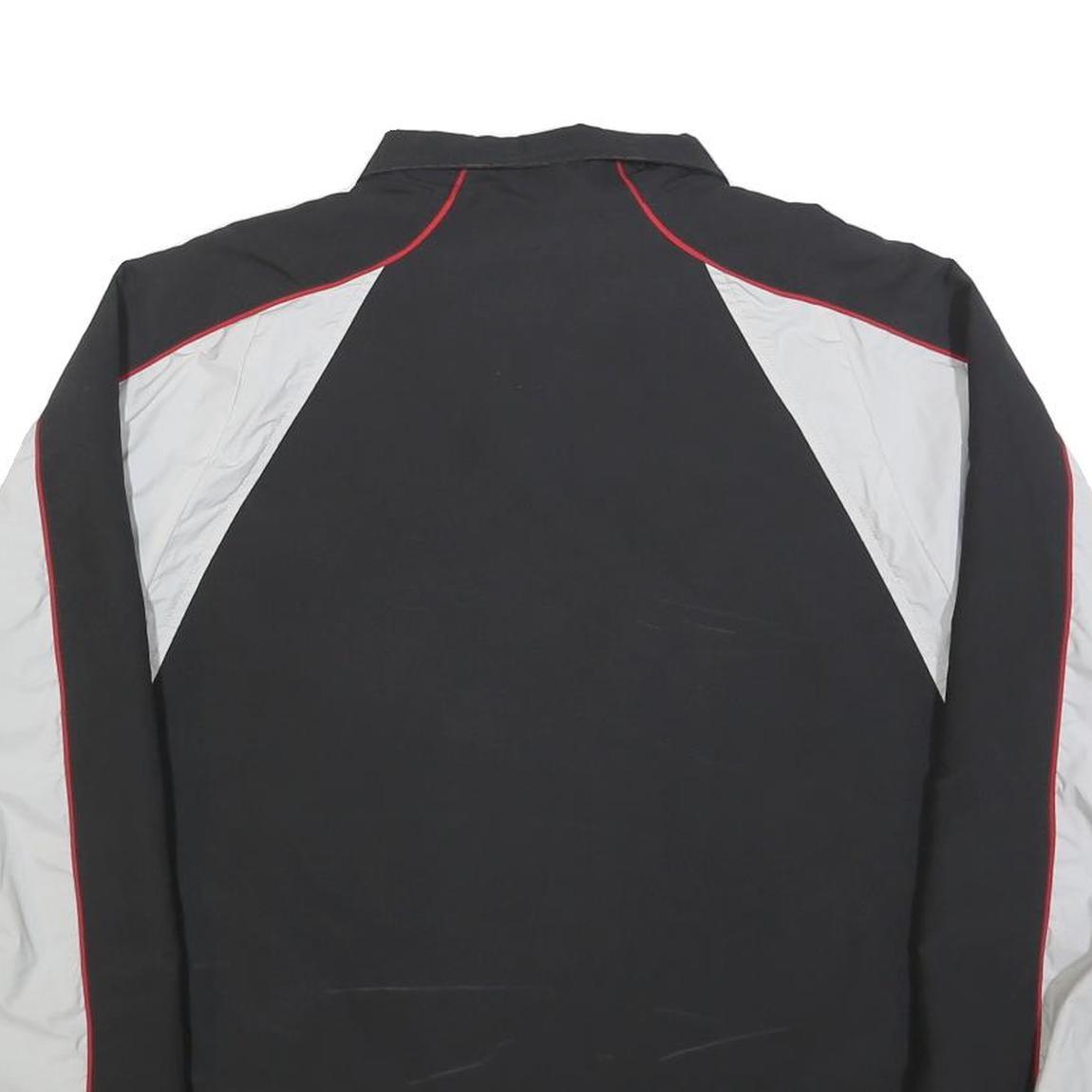 PUMA Mens Black & Grey Zip Up Polyester Jacket M Sportswear Casual Track