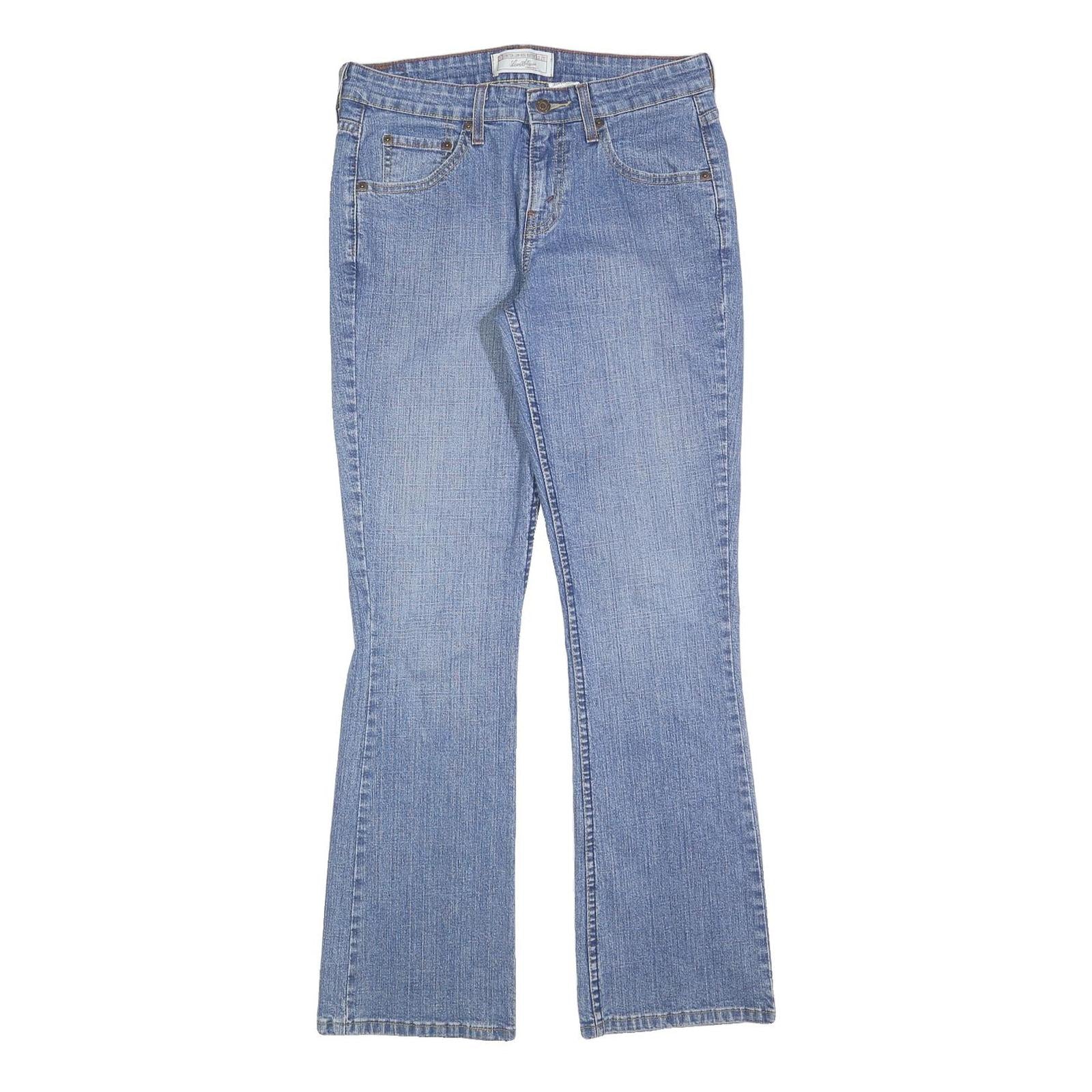 LEVI'S Womens Jeans Blue Regular Bootcut Denim Medium W30 L32 Stylish Classic