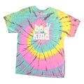 GILDAN Mens Multicolour Tie Dye Graphic T-Shirt L Short Sleeve Crew Neck Be Kind