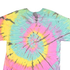 GILDAN Mens Multicolour Tie Dye Graphic T-Shirt L Short Sleeve Crew Neck Be Kind
