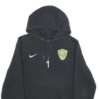 NIKE Mens Black SC Kriens Cotton Blend Pullover Hoodie M Sports Sweatshirt