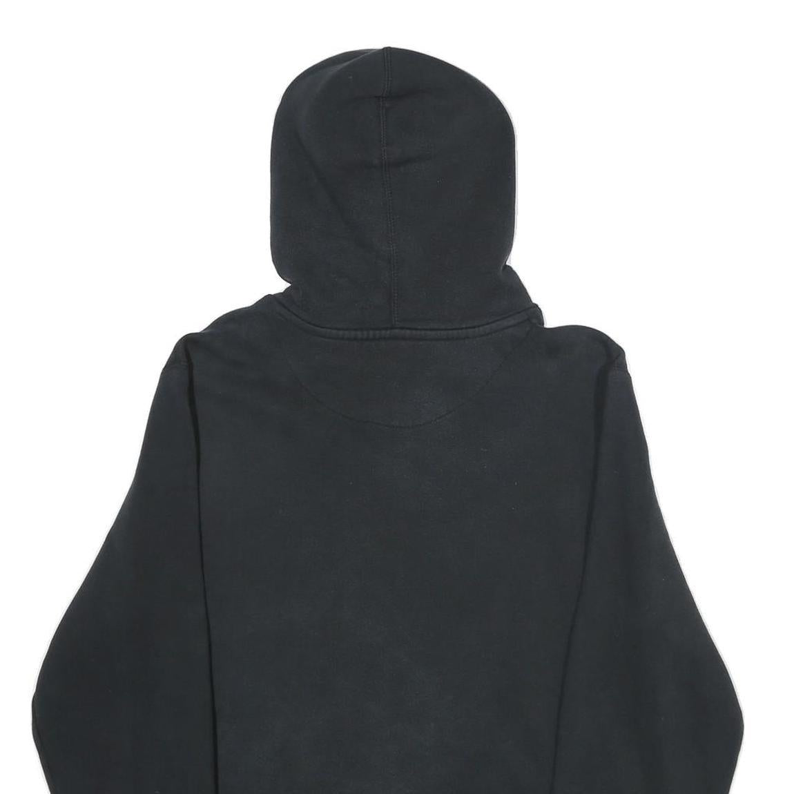 NIKE Mens Black SC Kriens Cotton Blend Pullover Hoodie M Sports Sweatshirt