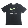 NIKE Mens Black San Francisco Graphic T-Shirt M Short Sleeve Crew Neck