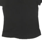 PUMA Womens Black Graphic T-Shirt S Short Sleeve Crew Neck Casual Top