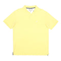NAUTICA Mens Yellow Short Sleeve Plain M Cotton Polo Shirt Classic Fit