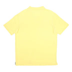 NAUTICA Mens Yellow Short Sleeve Plain M Cotton Polo Shirt Classic Fit