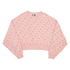 NIKE Loose Fit Cropped Womens Sweatshirt Pink XS