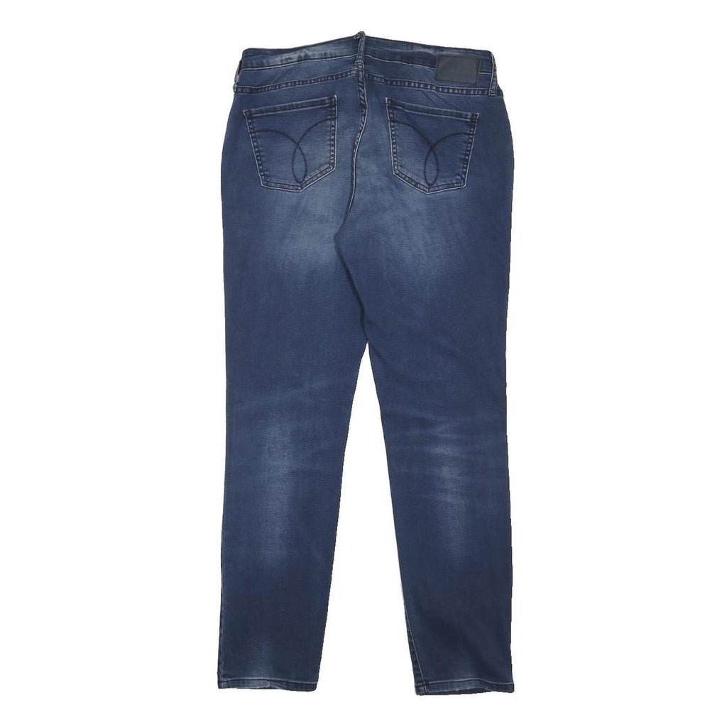 CALVIN KLEIN JEANS Womens Blue Slim Skinny Denim Medium W29 L30 Stretch Fit