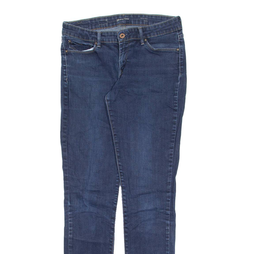 LEVI'S Demi Curve Womens Jeans Blue Slim Skinny Stone Wash W29 L34