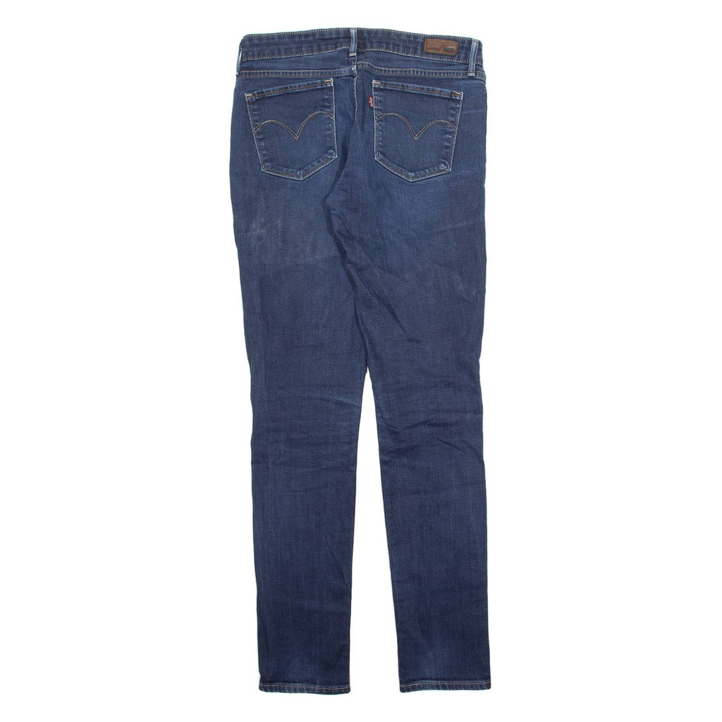 LEVI'S Demi Curve Womens Jeans Blue Slim Skinny Stone Wash W29 L34