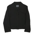 JOOP Womens Black Zip Jacket XS Polyester Blend Plain Stylish Cropped Fit
