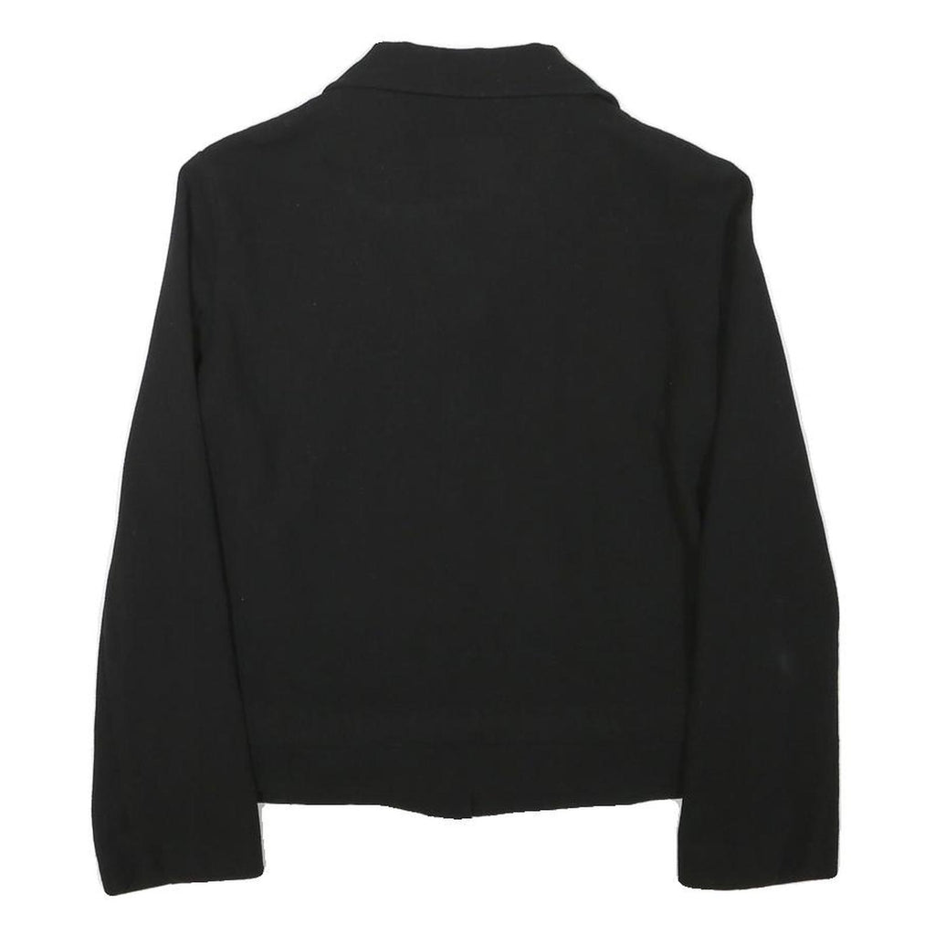 JOOP Womens Black Zip Jacket XS Polyester Blend Plain Stylish Cropped Fit