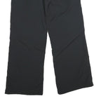 NIKE Womens Black Relaxed Wide-Leg Trousers W34 L32 Lightweight Polyester Zip