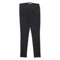 LEVI'S 711 Womens Slim Black Denim Jeans W28 L30 Stretch Zip Slim Fit Skinny