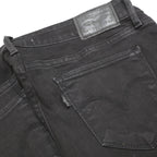 LEVI'S 711 Womens Slim Black Denim Jeans W28 L30 Stretch Zip Slim Fit Skinny