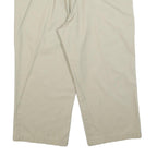 DICKIES Mens Regular Fit Beige Cotton Blend Trousers W38 L34 Classic Zip