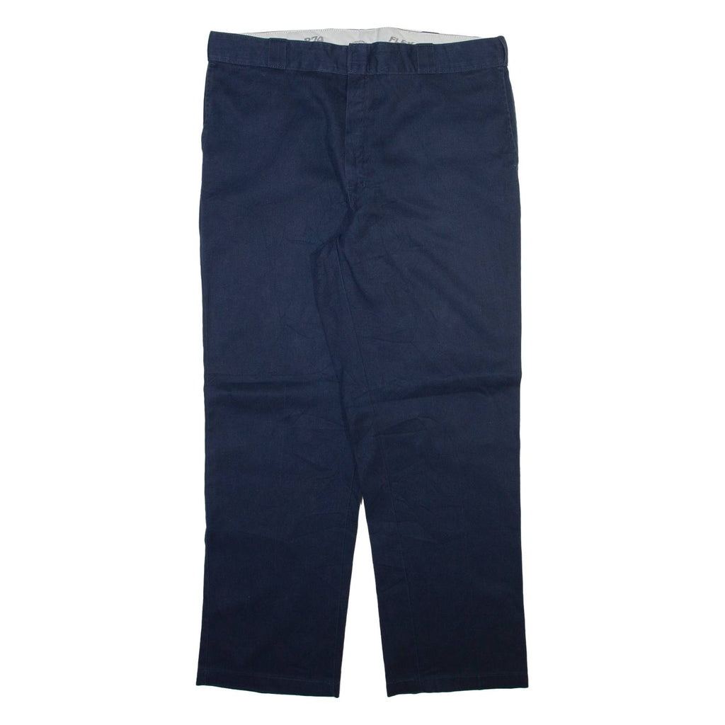 DICKIES 874 Workwear Mens Trousers Blue Regular Straight W40 L32