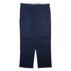 DICKIES 874 Workwear Mens Trousers Blue Regular Straight W40 L32