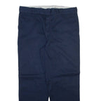 DICKIES 874 Workwear Mens Trousers Blue Regular Straight W40 L32