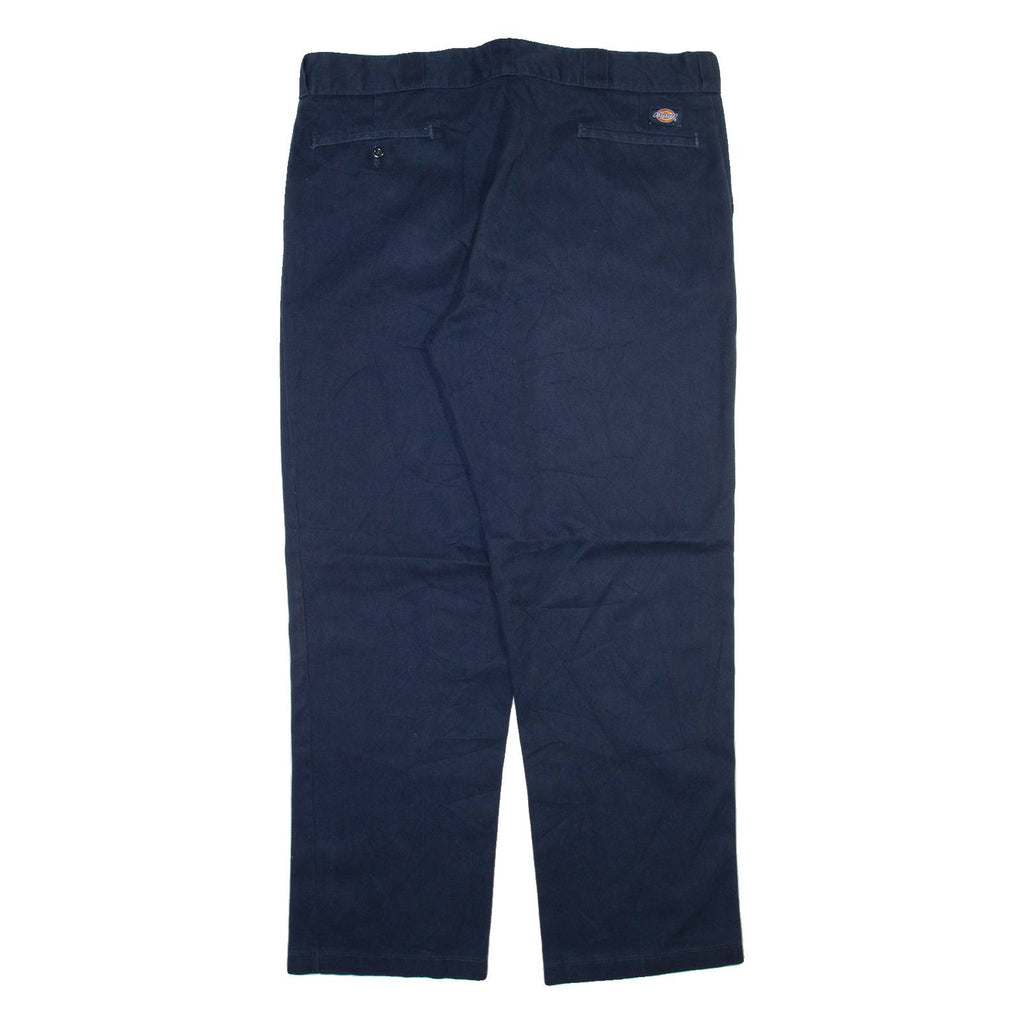 DICKIES 874 Workwear Mens Trousers Blue Regular Straight W40 L32